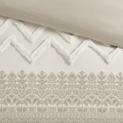 Duvets-Kirkland's Home And White 3-Pc. Full/Queen Duvet Set Gray