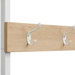 Entryway Furniture-Kirkland's Home And White Wood Bench Hall Tree Brown