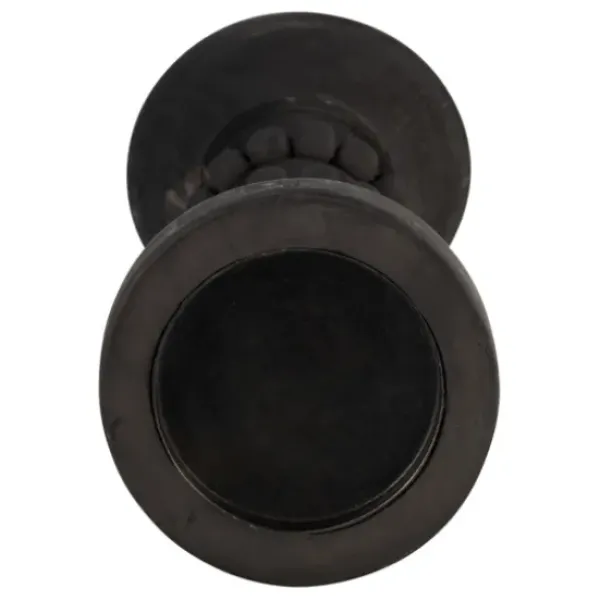 Candle Holders-Kirkland's Home Antique Beaded Column Candle Holder, 13 In. Black