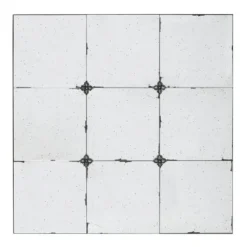 Decorative Mirrors-Kirkland's Home Antique Black Floral Panel Square Mirror