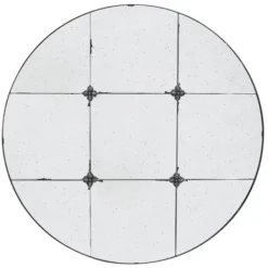 Decorative Mirrors-Kirkland's Home Antique Black Floral Panel Round Mirror