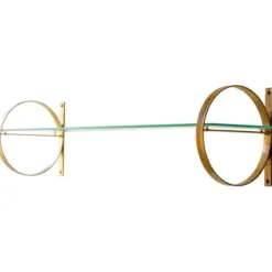 Shelves-Kirkland's Home Antique Brass And Glass Wall Shelf