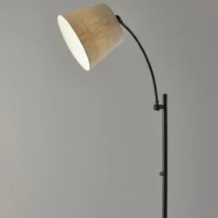Floor Lamps-Kirkland's Home Antique Bronze Adjustable Arm Floor Lamp Brown