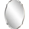 Decorative Mirrors-Kirkland's Home Antique Bronze Curved Wall Mirror