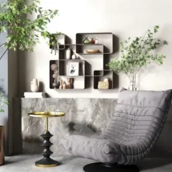Shelves-Kirkland's Home Antique Bronze Rada Wall Shelf