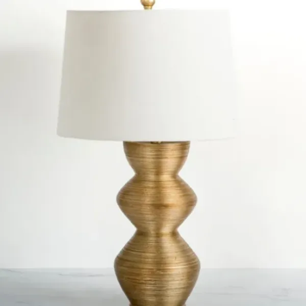Table Lamps-Kirkland's Home Antique Gold Mccollom Table Lamp Ivory