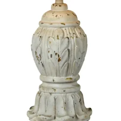 Table Lamps-Kirkland's Home Antique Ivory Distressed Table Lamps, Set Of 2 Tan