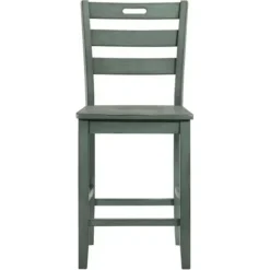 Bar Stools & Counter Height Stools-Kirkland's Home Antique Ladder Counter Stools, Set Of 2 Green