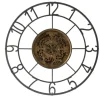 Clocks-Kirkland's Home Antique Rusted Iron Gearwork Wall Clock