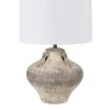 Table Lamps-Kirkland's Home Antique Sandstone Jug Table Lamp White