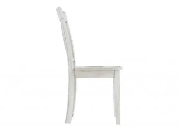 Dining Chairs-Kirkland's Home Antique Washed Wood Dining Chairs, Set Of 2 White