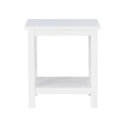 Accent & End Tables-Kirkland's Home Antique White X Side Frame Accent Table