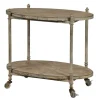 Kitchen Islands & Bar Carts-Kirkland's Home Antique Wood And Metal Bar Cart
