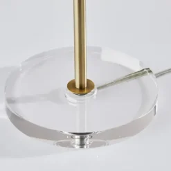 Table Lamps-Kirkland's Home Antiqued Brass Dome Shade Table Lamp Gold