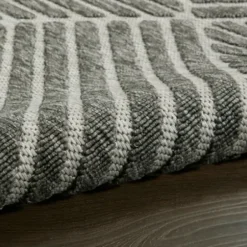 Outdoor Rugs-Kirkland's Home Aqua Embellished Indoor/Outdoor Area Rug, 3X4 Blue/White