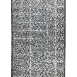 Outdoor Rugs-Kirkland's Home Aqua Forest Leaf Indoor/Outdoor Area Rug, 6X9 Green/White