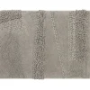 Bathroom Rugs-Kirkland's Home Arctic Asymmetrical Cotton Bath Mat, 60 In. White
