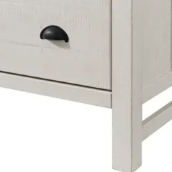 Dressers & Chests-Kirkland's Home Arden Wood 6-Drawer Dresser White