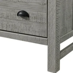 Dressers & Chests-Kirkland's Home Arden Wood 6-Drawer Dresser Gray