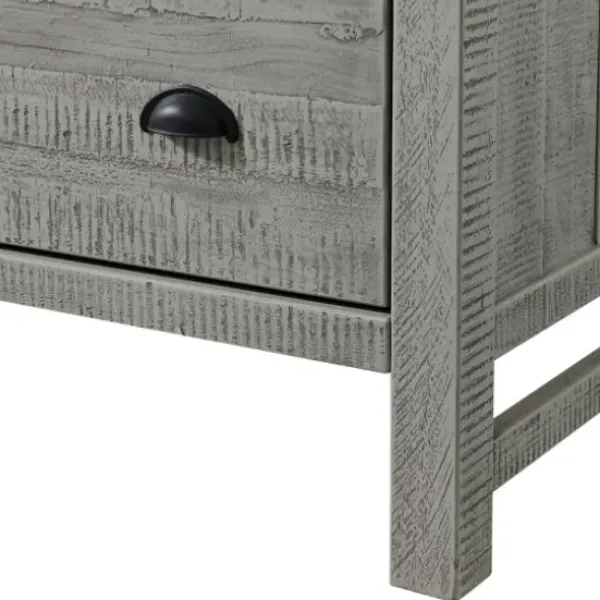 Dressers & Chests-Kirkland's Home Arden Wood 6-Drawer Dresser Gray