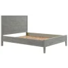 Beds & Headboards-Kirkland's Home Arden Wood Panel Queen Bed Gray