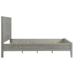 Beds & Headboards-Kirkland's Home Arden Wood Panel Queen Bed Gray