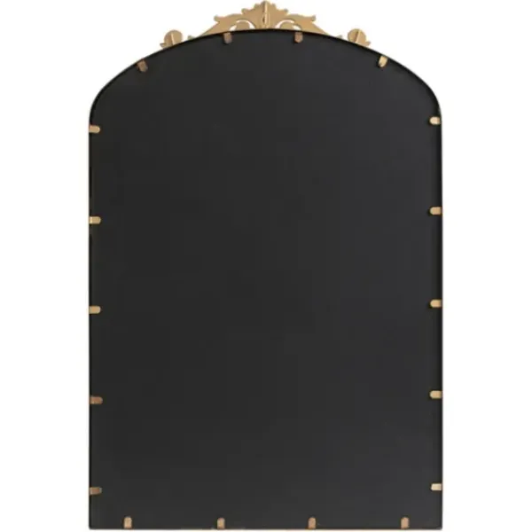 Decorative Mirrors-Kirkland's Home Arendahl Arched Mirror, 24X36 In. Gold