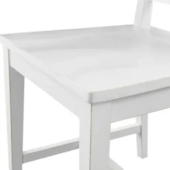 Dining Chairs-Kirkland's Home Armless Slat Back 2-Pc. Dining Chair Set White