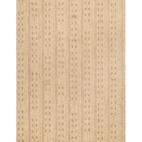 Outdoor Rugs-Kirkland's Home Artisanal Geometric Outdoor Scatter Rug Brown