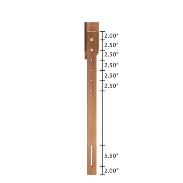 Beds & Headboards-Kirkland's Home Ash Walnut Wood Panel Queen Headboard Brown