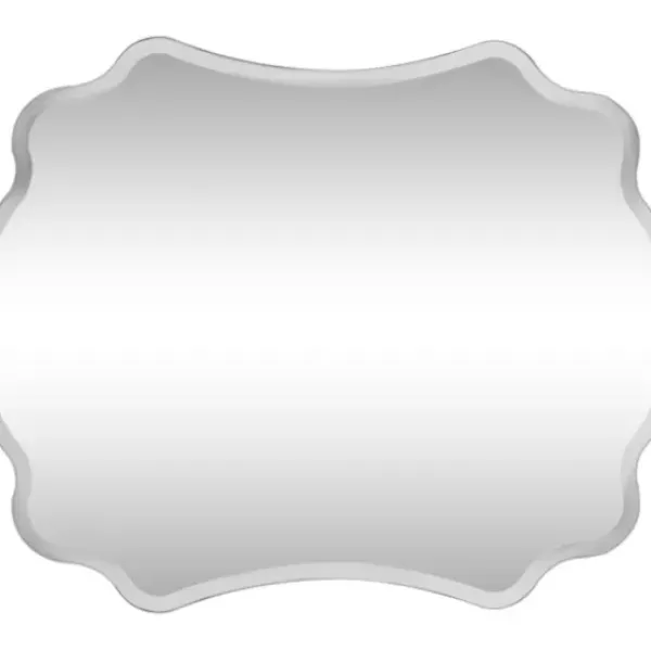 Decorative Mirrors-Kirkland's Home Ashley Scallop Edge Beveled Mirror
