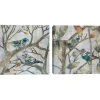 Canvas Art-Kirkland's Home Autumn Flight Canvas Art Prints, Set Of 2 Gray/Blue