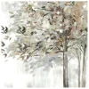 Canvas Art-Kirkland's Home Autumn Leaves Neutral Giclee Canvas Art, 30X30 In. White/Brown
