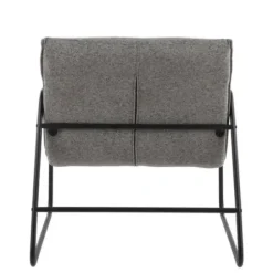 Accent Chairs-Kirkland's Home Axel Noise Industrial Accent Chair Gray