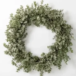 Wreaths-Kirkland's Home Baby Spiral Eucalyptus Wreath Green