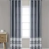 Curtains & Drapes-Kirkland's Home Back Tab Blackout Curtain Panel Set, 95 In. Blue