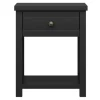 Accent & End Tables-Kirkland's Home Bailie Wooden Side Table Black