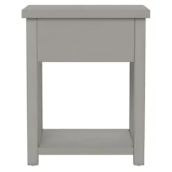 Accent & End Tables-Kirkland's Home Bailie Wooden Side Table Gray