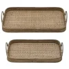 Decorative Bowls & Jars-Kirkland's Home Bali Glass And Driftwood Bowl Brown