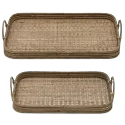 Decorative Bowls & Jars-Kirkland's Home Bali Glass And Driftwood Bowl Brown