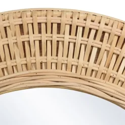 Decorative Mirrors-Kirkland's Home Bamboo Breeze Woven Wall Mirror