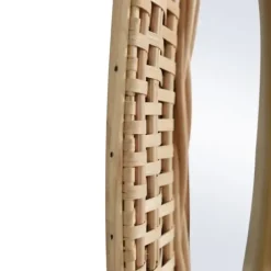 Decorative Mirrors-Kirkland's Home Bamboo Breeze Woven Wall Mirror