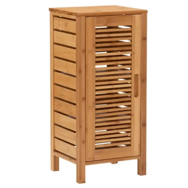 Bathroom Furniture-Kirkland's Home Bamboo Sumter Cabinet