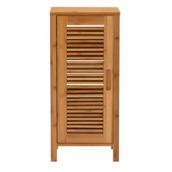 Bathroom Furniture-Kirkland's Home Bamboo Sumter Cabinet