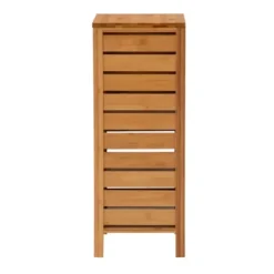 Bathroom Furniture-Kirkland's Home Bamboo Sumter Cabinet