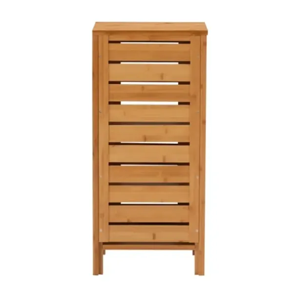 Bathroom Furniture-Kirkland's Home Bamboo Sumter Cabinet