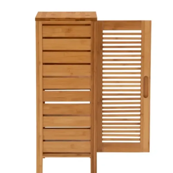 Bathroom Furniture-Kirkland's Home Bamboo Sumter Cabinet