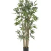 Trees & Topiaries-Kirkland's Home Bambusa Bamboo Silk Tree, 4 Ft.