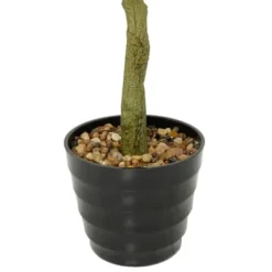 Trees & Topiaries-Kirkland's Home Banyan Tree In Ribbed Rock Planter