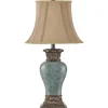 Table Lamps-Kirkland's Home Barbados Blue Traditional Table Lamp Tan